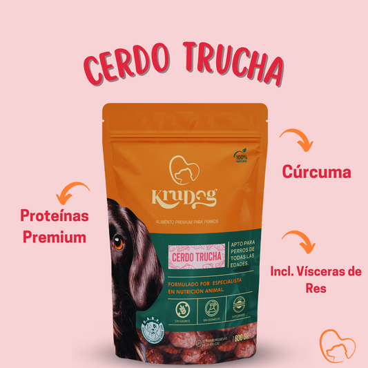 ALIMENTO BARF CERDO TRUCHA